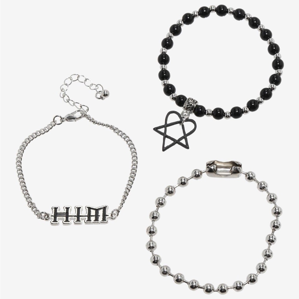 Him Logo Chain Bracelet‎ Set Hot Topic - Picture 2 of 2